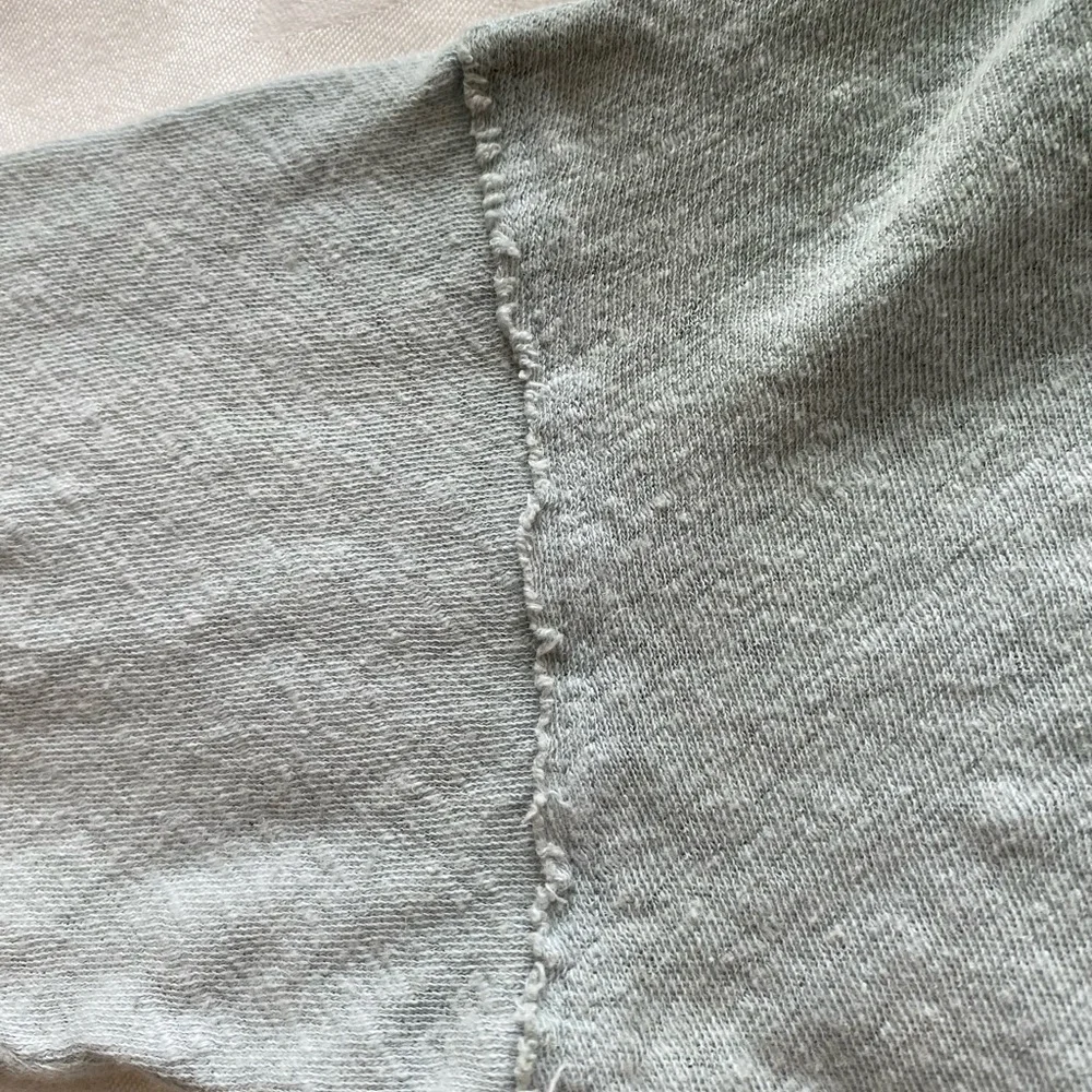 FREE PEOPLE Starry Night Dip Dye Ombre Linen Top S